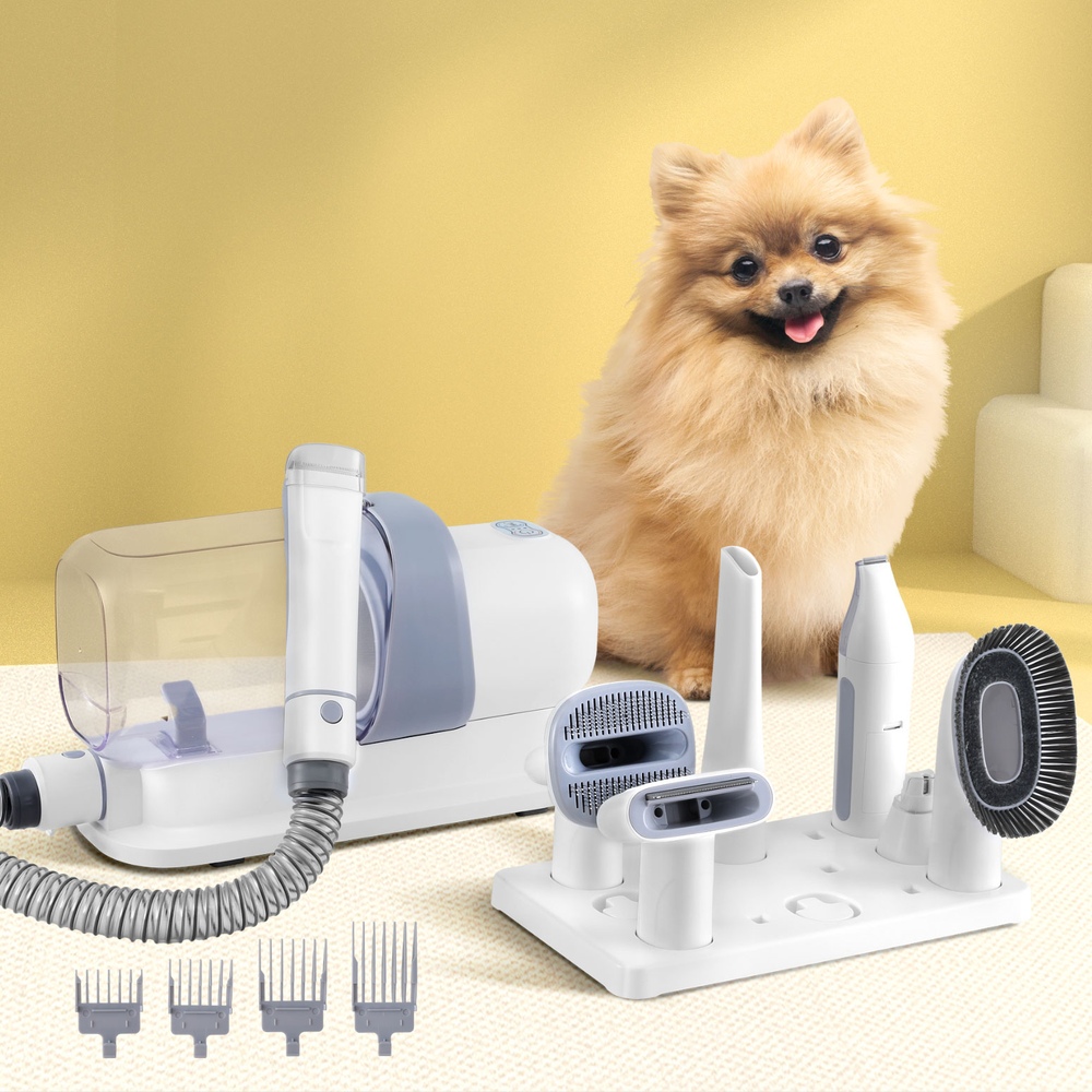 i.Pet Pet Grooming Kit Vacuum Dog Cat Hair Dryer Remover Clipper Brushes Cleaning - Image 7